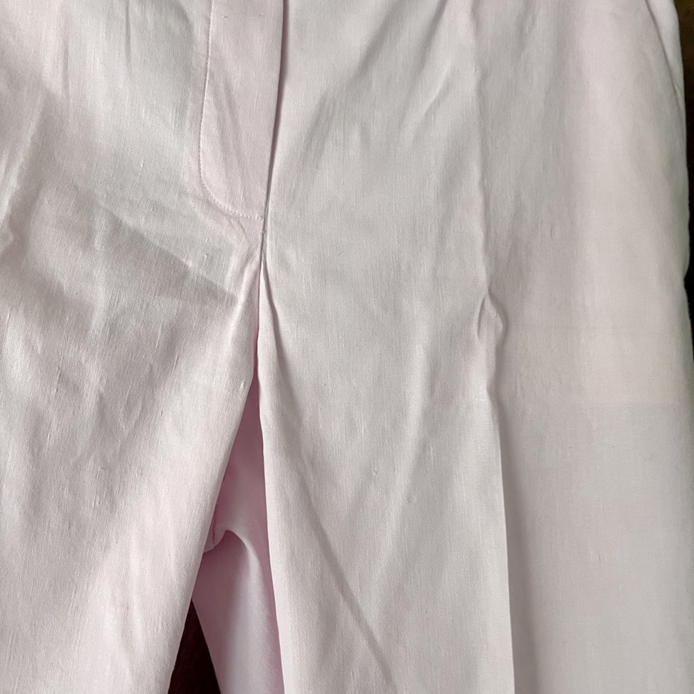 Size 2 theory, linen pants off pink worn once